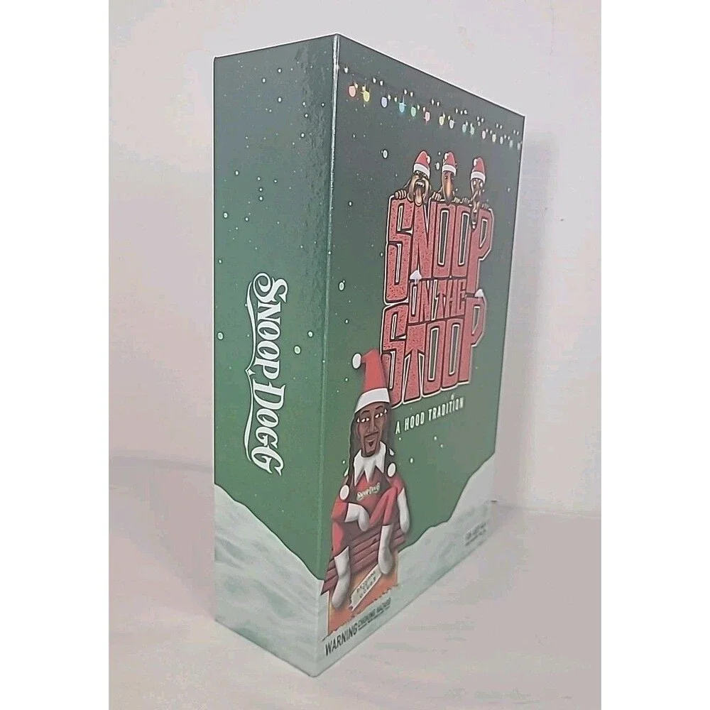 Snoop on the Stoop A Hood Tradition 12” Snoop Dogg Christmas Red Plush Figurine